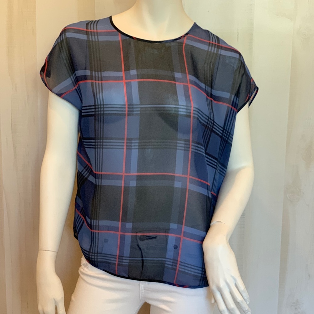Robert Rodriguez sheet plaid top in 2